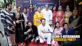 UNCUT - Jashn-e-Heeramandi | Success Party | Sanjay Leela Bhansali, Richa, Fardeen, Manisha,Sonakshi