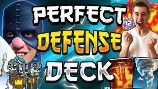 UNBREAKABLE DEFENSE! Hog Rider Cycle Deck | Executioner Tornado Control Deck — Clash Royale