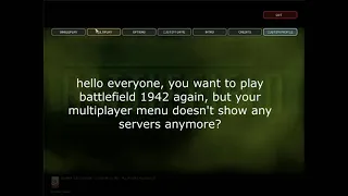 Battlefield 1942 How to play Multiplayer in 2024 (for origin and pc)