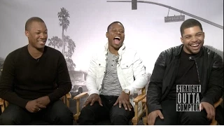 Straight Outta Compton Interviews - Cube, F. Gary Gray, Hawkins, Mitchell, O'Shea Jackson Jr.