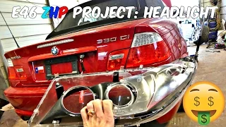 Project: BMW E46 330ci ZHP Headlight Rebuild and Radiator Fan