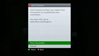 Can't connect to Xbox Live on Xbox 360 (Xbox Series X)