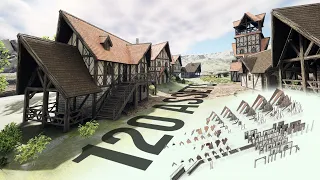 UE5 German Medieval Modular Town Assets