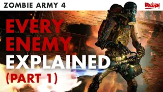 Zombie Army 4 | How To Take Down EVERY Zombie Type [PART 1]