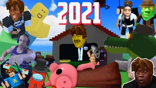 ROBLOX FUNNIEST Moments of 2021(Piggy mm2 cartride)