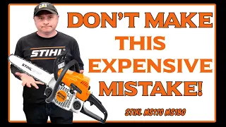 Don't Do This To Your Stihl MS170 MS180 Chainsaw! A Common Mistake My Customers Make!