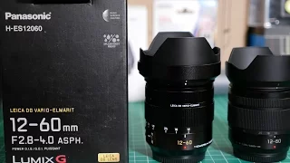 Panasonic Lumix G Leica 12-60mm f2.8-4 Unboxing and First Impressions