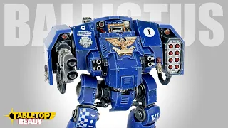 How To Paint a Space Marine Ballistus Dreadnought for Warhammer 40,000 / Vehicles / Ultramarines