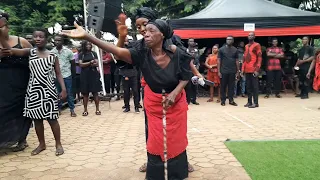 Ataya Band Invited 80 Years Old Lady To The Dance Floor With Kwabena Kunadu's Song Maame Woome