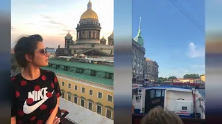 Привет любимый город ! Наташа Королева в Санкт-Петербурге / 07.2018   Instagram