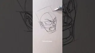 Draw Saitama One Punch Man #short #draw #tutorial #anime