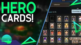 How To Use Hero Cards & When To Use Them?! - Guardian Tales