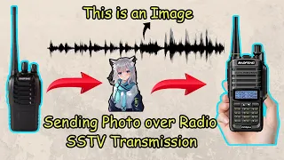 I send an Images over my ham radio😲|| How to send photos by Radio|| baofeng 888,UV5r||Walkie talkie