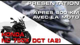 Honda NC 750X DCT (A2) 2023 : Présentation après 800 km !