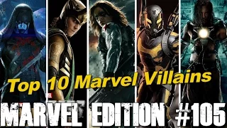 Top 10 Villains in Marvel Cinematic Universe Phase 1 and 2 - [MARVEL EDITION #105]