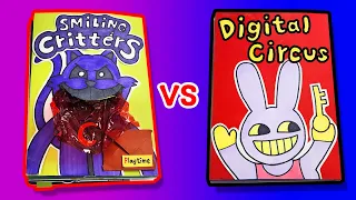 Poppy Playtime Chapter 3🐱 VS Amazing Digital Circus🎪 (Game Book Battle, Horror Game, Paper Play)