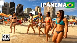 🇧🇷 IPANEMA BEACH | SUMMER IN RIO 4K ⁶⁰ BRAZIL
