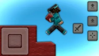 How To Telly Bridge In MCPE With The New Controls! (Handcam)