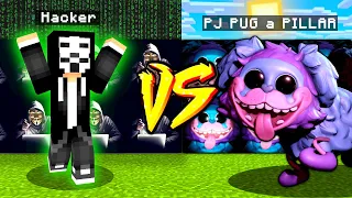 PJ PUG a PILLAR vs HACKER | BAZA vs BAZA | Minecraft CHALLANGE z Matruner!