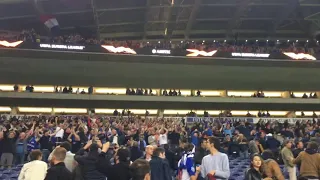 Rangers fans in ‘home end’ in Porto!