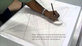 Freehand Sketching - Developing feel of converging lines