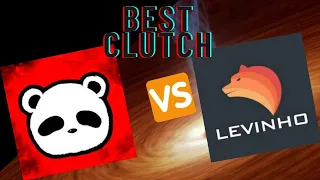 Best Clutch Levinho vs Panda 1v4 faster clutch |Levinho vs Panda Squad wape|