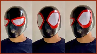 Cómo Hacer la MÁSCARA de SPIDER-MAN de CARTÓN - DIY - Máscara de Miles Morales