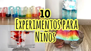 EXPERIMENTOS FÁCILES PARA NIÑOS / ACTIVIDADES PARA HACER EN CASA CON TUS HIJOS / HAIVAL