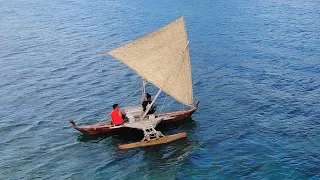 Traditional Outrigger Canoe Sailing in Yap and Palau