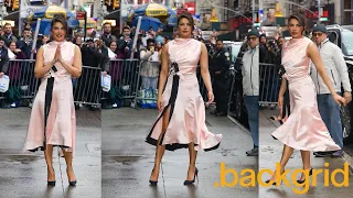 Priyanka Chopra arrives at Good Morning America to continue promoting "CITADEL"