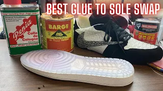 The Best Glue To Resole Jordans Using Content Cement (Hand Made Customs)