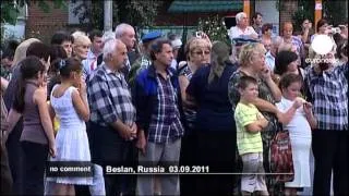 Beslan remembers victims of school tragedy