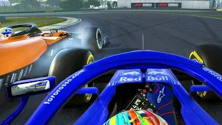 F1 2019 CAREER MODE Part 63: NORRIS GOES CRAZY! WHAT ON EARTH!