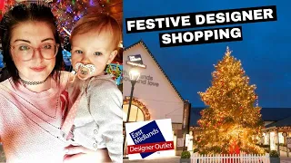 EAST MIDLANDS DESIGNER OUTLET AT CHRISTMAS| A VERY FESTIVE FAMILY VLOG