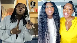 Tichina Arnold's Daughter Alijah Sings The National Anthem For The 1st Time! 🎤