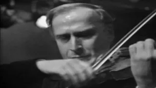 YEHUDI MENUHIN, violin. W.A.Mozart - Violin Concerto No.3, in G, K.216 [CO ORTF] 1967