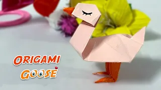 Origami Paper Goose | How to make paper bird