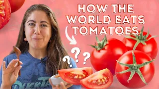 This is How People Around the World Eat Tomatoes? 🍅🌎