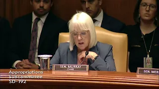 Senator Patty Murray discusses the President's FY25 budget request for EPA