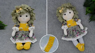 You can't buy such a doll in a store 😍 Adorable sock doll 🧦 No sewing machine 🧵