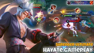 Hayate Dragon Lane Pro Gameplay | Shredder Ultimate | Arena of Valor Liên Quân mobile CoT