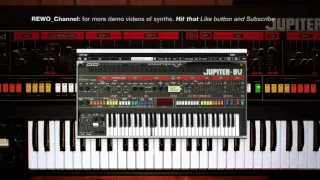 Arturia JUPITER 8 V Demo of the orginal sounds of the Roland Jupiter 8 and more