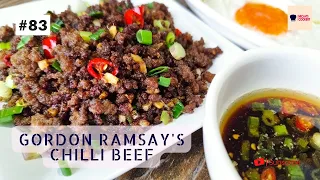 Trying Gordon Ramsay's Recipe of Chilli Beef Lettuce Wrap but NO Lettuce | Micah's Cookery