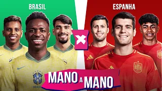 BRASIL X ESPANHA: QUEM É MELHOR? | MANO A MANO DO AMISTOSO DA SELEÇÃO