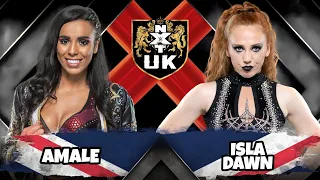 WR3D NXT UK: AMALE VS ISLA DAWN [TENILLE DASHWOOD AT RINGSIDE]