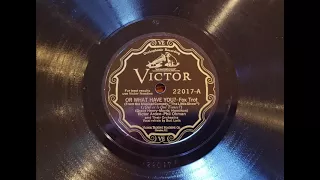 "Or What Have You?" by Victor Arden-Phil Ohman and Their Orchestra 1929