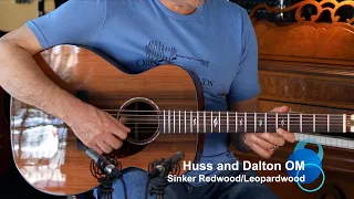 Huss and Dalton OM Custom - Sinker Redwood/Leopardwood