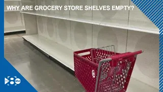 Why are grocery store shelves empty?