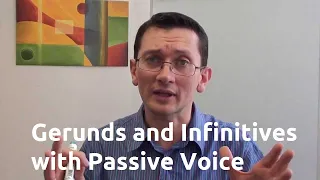 Максим Ачкасов - Инфинитивы и герундии в пассивном залоге (passive voice) английского языка