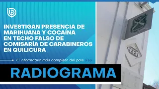 Investigan presencia de drogas en techo falso de Comisaría de Carabineros en Quilicura